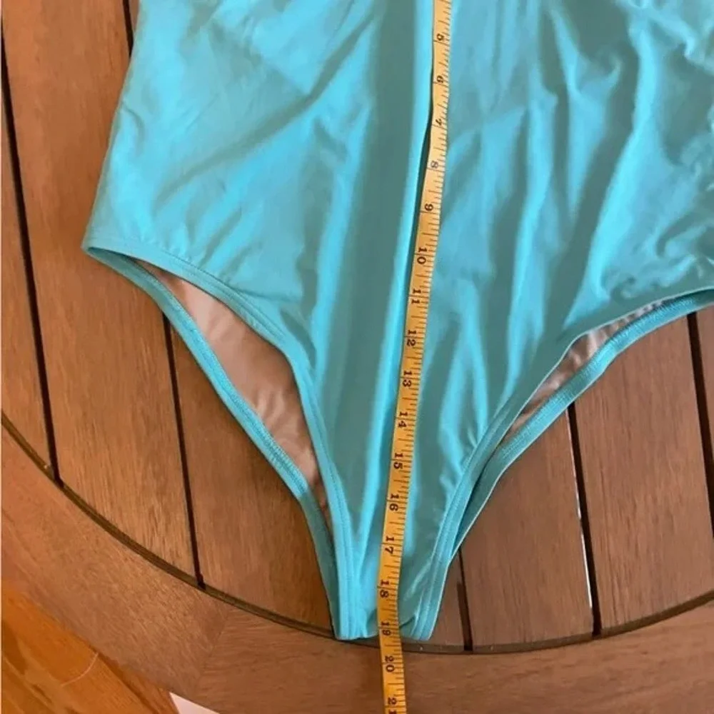 PieceVYB! T-Back Swimsuit‎ NWOT blue tea